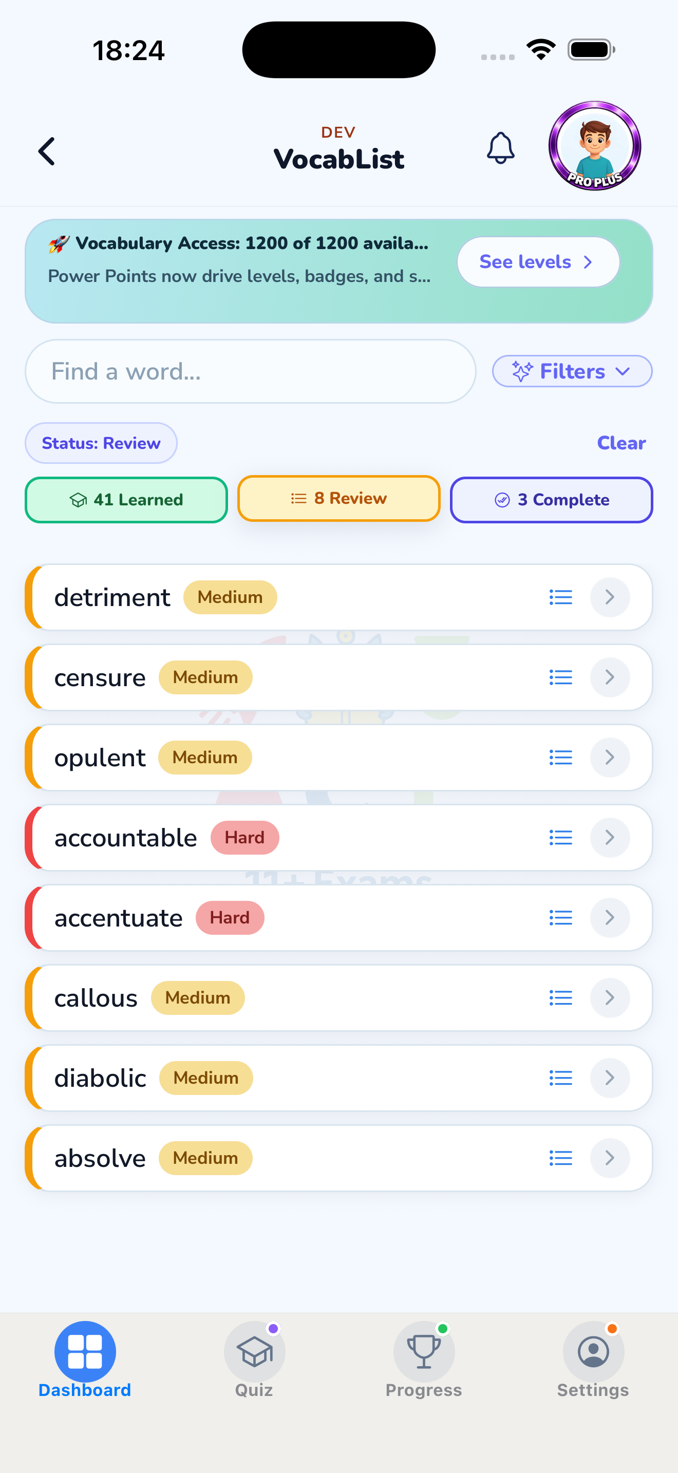 Vocabulary