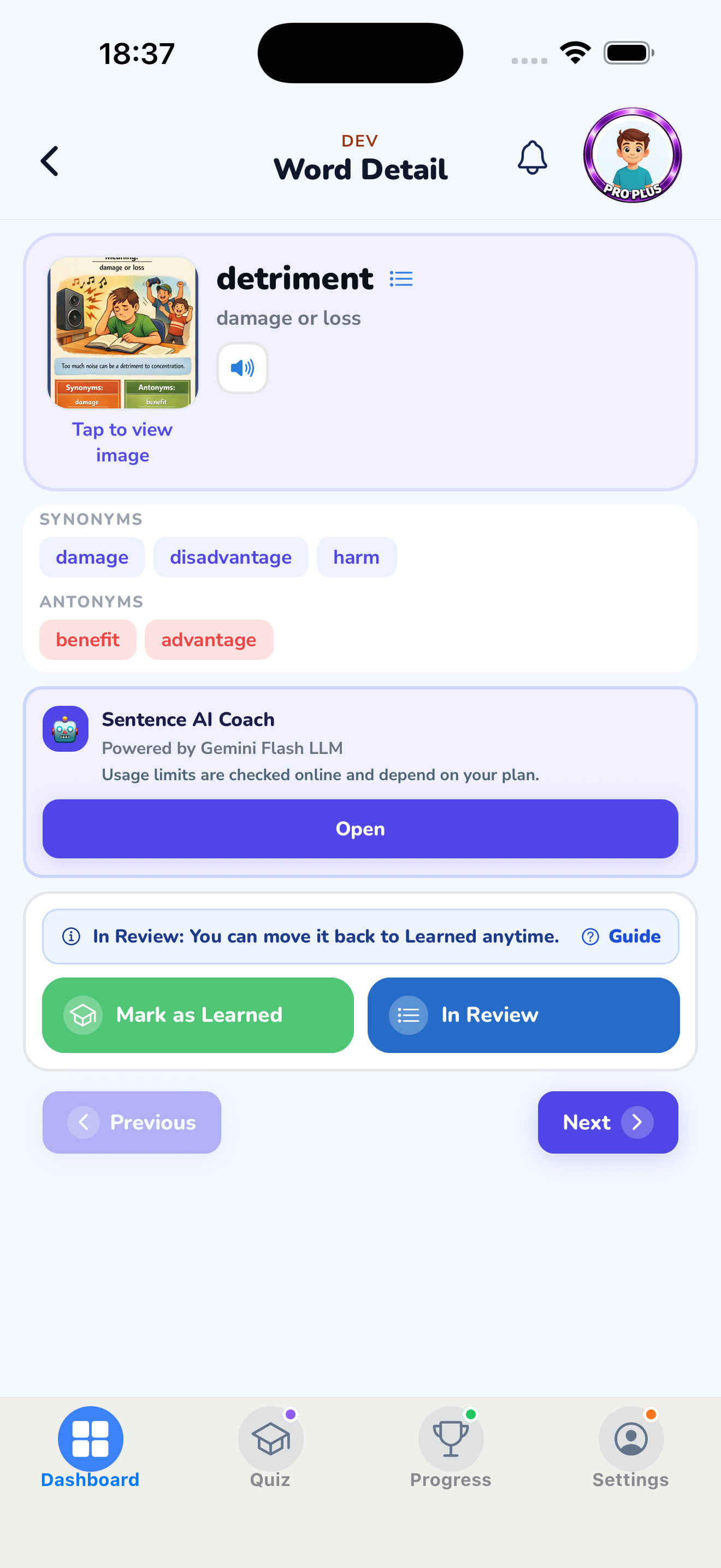 Word Details